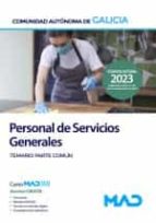 ESCALA DE PERSONAL DE SERVICIOS GENERALES PSG TEMARIO PARTE COMÚN