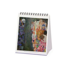 calendario 2025 sobremesa mes vista gustave klimt legami multilingüe-8052694015916