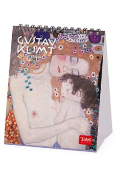 calendario 2025 sobremesa mes vista gustave klimt legami multilingüe-8052694015916