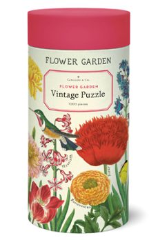 puzzle cavallini 1000 piezas 55 x 70cm flower garden-9781639471126