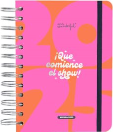 agenda wonder pequeña 2025 diaria - ¡que comience el show!-8445641051066