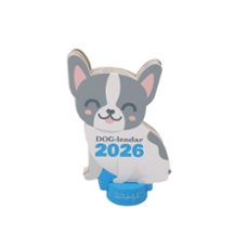 mr. wonderful calendario de sobremesa 2026 con peana - bulldog-8445641069276