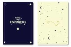 tantanfan pack 2 cuadernos grapados a6 horóscopo negro - escorpio-8432715139096