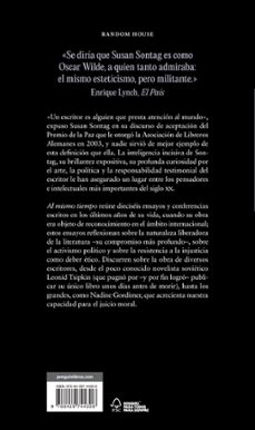 al mismo tiempo-susan sontag-9788439744306