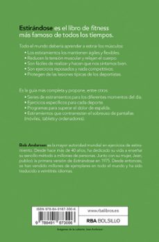 estirandose. guia completa de estiramientos. edicion actualizada 40 aniversario-bob anderson-9788491873006