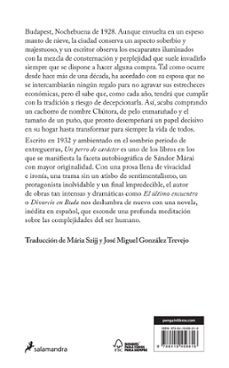 un perro de carácter-sandor marai-9788419456816