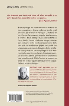el archipielago del insomnio-antonio lobo antunes-9788499892016