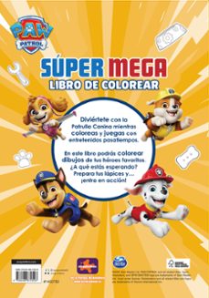 paw patrol | patrulla canina. actividades - súper mega libro de colorear-9788448872526