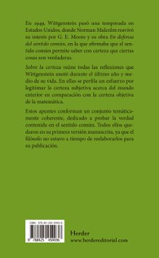 sobre la certeza-ludwig wittgenstein-9788425454936