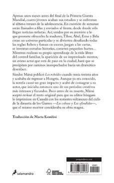 los rebeldes (dinastia de los garren 1)-sandor marai-9788498382136