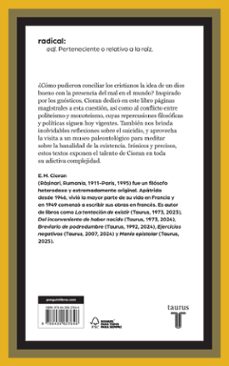 el aciago demiurgo-emile michel cioran-9788430627646