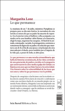 lo que permanece-margarita leoz-9788432244346