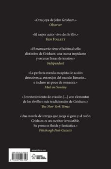 el manuscrito (camino island 2)-john grisham-9788401026256