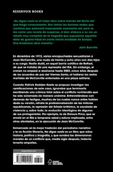 no digas nada-patrick radden keefe-9788417910556