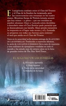 voces en la oscuridad (los gatos guerreros el augurio de las estrellas 3)-erin hunter-9788418797156