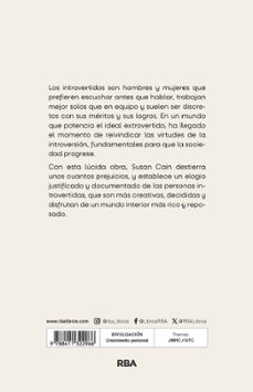 el poder de los introvertidos-susan cain-9788411322966