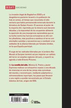 la semilla del odio: de la invasion de irak al surgimiento del isis-monica g. prieto-javier espinosa-9788499927466