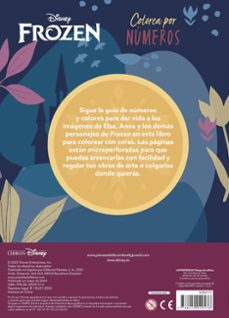 frozen. colorea por números con ceras-9788410029576