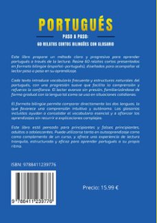 portugues paso a paso: 60 relatos cortos bilingues con glosario-daniel rivas-9788411239776