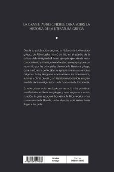 historia de la literatura griega i-albin lesky-9788424999476