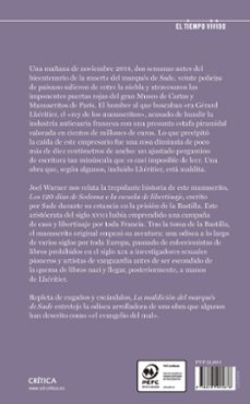 la maldición del marques de sade-joel warner-9788491995876