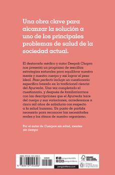 peso perfecto (coleccion salud perfecta)-deepak chopra-9788413145396