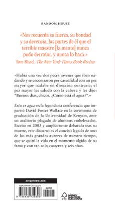 esto es agua-david foster wallace-9788439729396