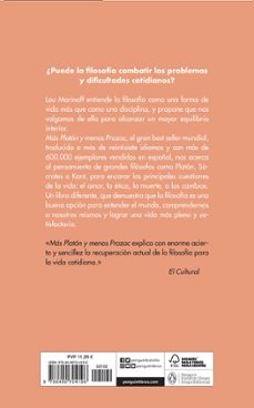 mas platon y menos prozac-lou marinoff-9788490704196