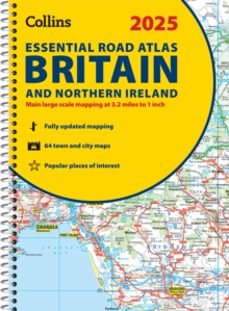 2025 collins essential road atlas britain and northern ireland-9780008652906
