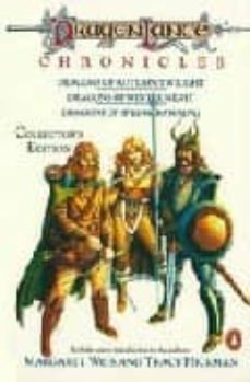 dragonlance chronicles: dragons of autumn twilight, dragons of wi nter night, dragons of spring dawning-9780140115406
