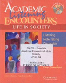 academic encounters life in society 2 book set (reading student s book and listening student s book with audio cd)-9780521546706
