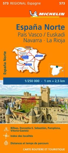 mapa regional españa norte pais vasco, euskadi, navarra, la rioja-9782067184206