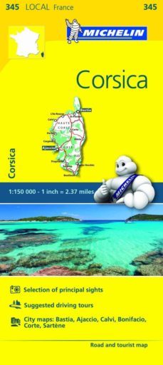 mapa local corse du sud, haute-corse-9782067210806
