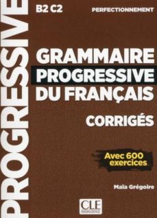 grammaire progressive du français corriges niveau perfectionnement - nouvelle couverture-9782090384406