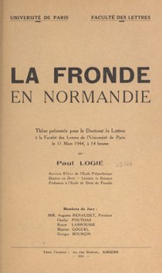 la fronde en normandie (ebook)-9782402600606