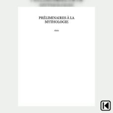 preliminaires a la mythologie (audiolibro)-9782898855306