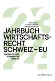 jahrbuch wirtschaftsrecht schweiz  eu 2024 (ebook)-9783038056706