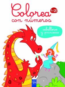 caballeros y princesas (colorea con numeros)-9788408164906