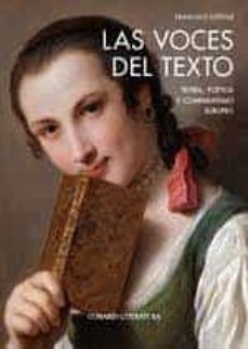 voces del texto. teoria, poetica y comparatismo europeo-9788413695006