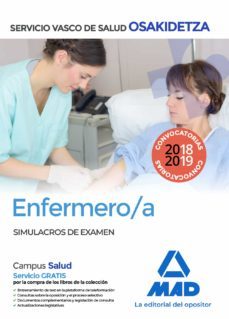 enfermera/o de osakidetza-servicio vasco de salud. simulacros de examen-9788414216606