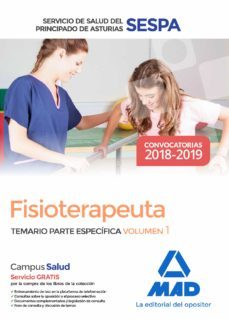 fisioterapeuta del servicio de salud del principado de asturias (sespa). temario parte específica volumen 1-9788414220306