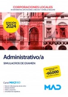 administrativo/a de ayuntamientos, diputaciones y otras corporaciones locales.-9788414276006