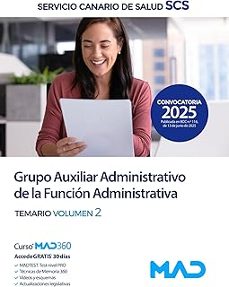 grupo auxiliar administrativo de la funcion administrativa. temario (vol. 2)-9788414298206