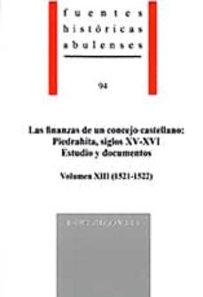 las finanzas de un concejo castellano: piedrahita, siglos xv.xvi. estudio y documentos.-9788415038306