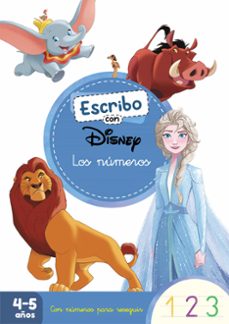 escribo con disney. los numeros (aprendo a escribir con disney)-9788418039706