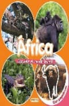descubre el mundo animal: africa (libro de pegatinas)-9788424116606