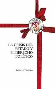 crisis del estado y el derecho politico-adolfo posada-9788429016406