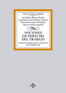 nociones de derecho del trabajo-noemi serrano arguello-9788430963706