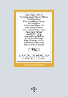 manual de derecho constitucional (ebook)-miguel agudo zamora-fernando alvarez-ossorio micheo-9788430993406