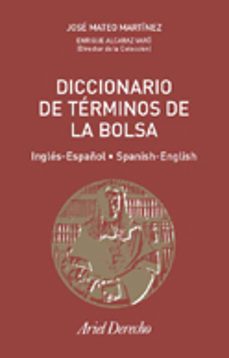 diccionario de terminos de la bolsa ingles-español spanish-englis h-9788434432406